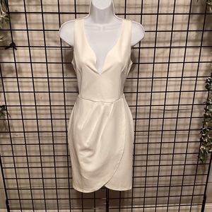 Oxiuly Fashion Wrap V-Neck Dress B192